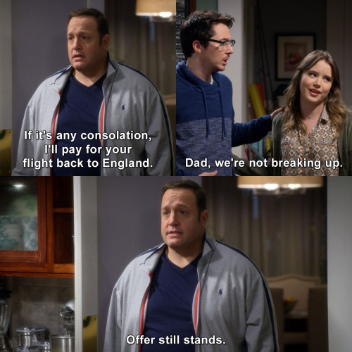 Kevin can wait - I'll pay for your flight back