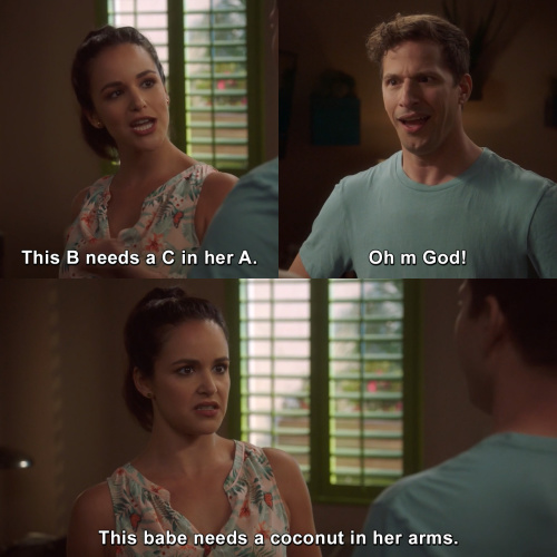 Brooklyn Nine-Nine - This B needs a C in her A.