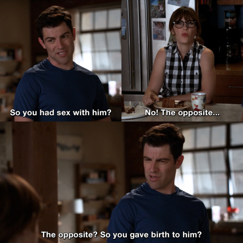 New Girl - So you had sex with him?