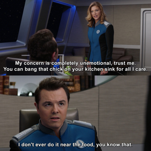 The Orville - My concern is completely unemotional