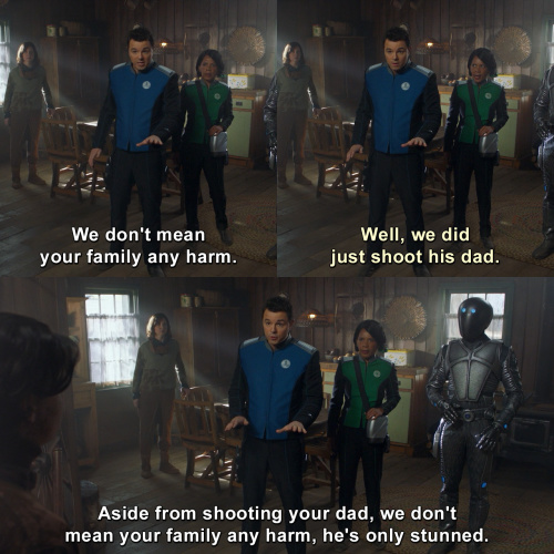 The Orville - We don't mean your family any harm.