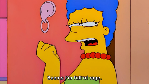 The Simpsons - Seems I'm full of rage.