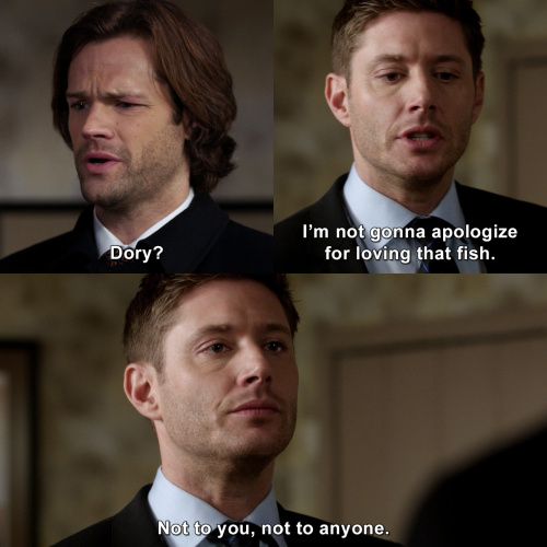 Supernatural - I’m not gonna apologize for loving that fish