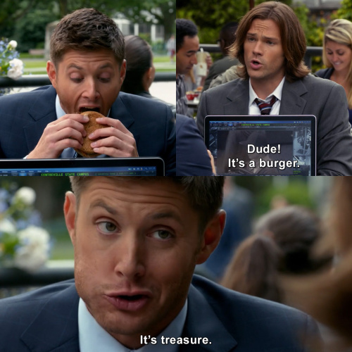 Supernatural - How I feel about fast food
