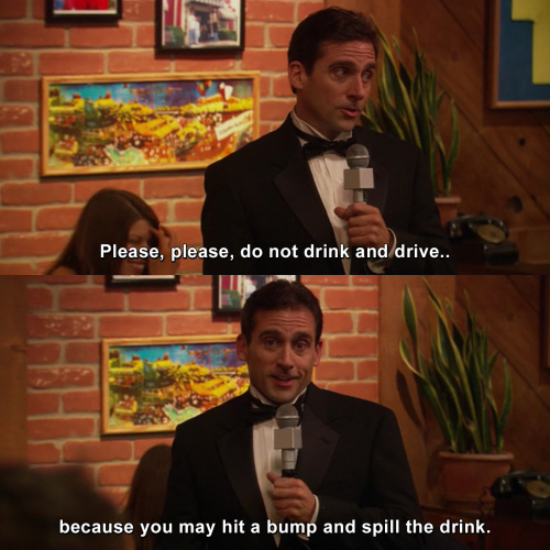 The Office - Do not drink and drive