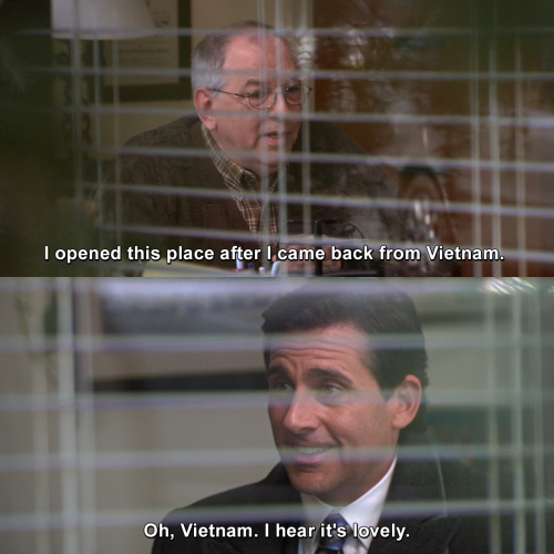 The Office - I opened this place after I came back from Vietnam. 