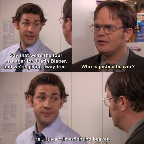 The Office - Who is justice beaver?
