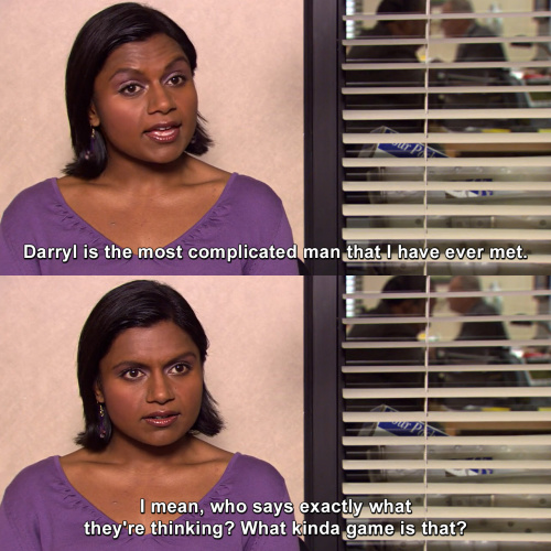 The Office - Who says exactly what they are thinking?