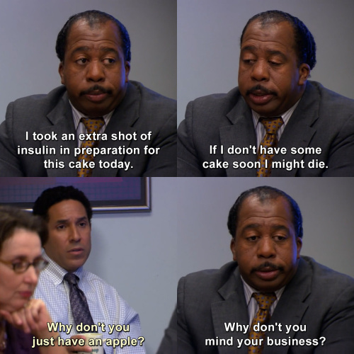 The Office - Why don't you just have an apple?