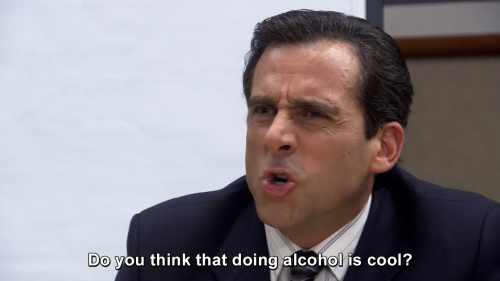 The Office - Do you think that doing alcohol is cool?