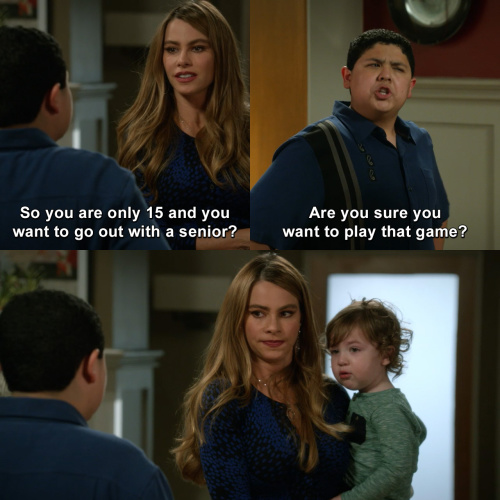Modern Family - You want to go out with a senior?