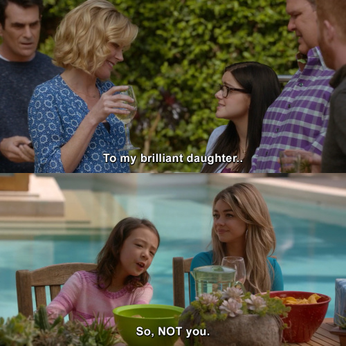 Modern Family - To my brilliant daughter