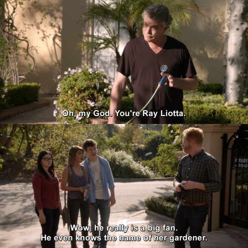 Modern Family - Oh, my God. You're Ray Liotta.