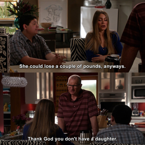Modern Family - She could lose a couple of pounds