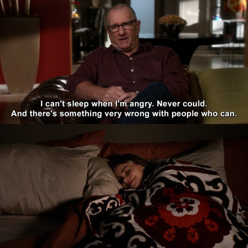Modern Family - Can't sleep when I'm angry.