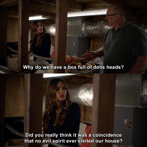 Modern Family - Why do we have a box full of dolls heads?