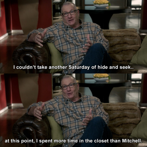 Modern Family - Jay on hide and seek