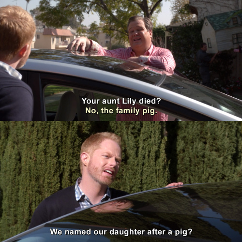 Modern Family - Your aunt Lily died?