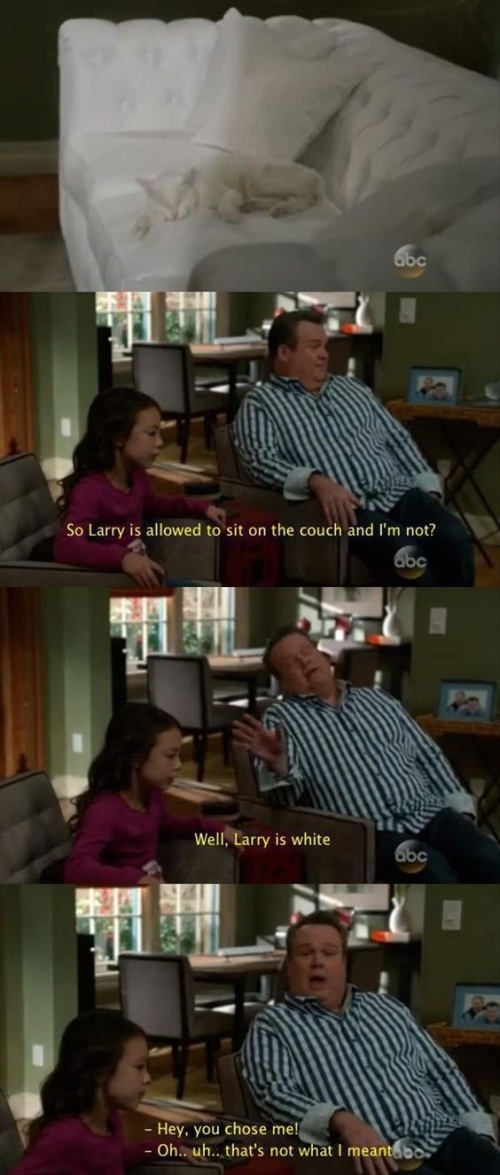 Modern Family - Well, Larry is White