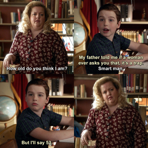 Young Sheldon - And how are you doing? 