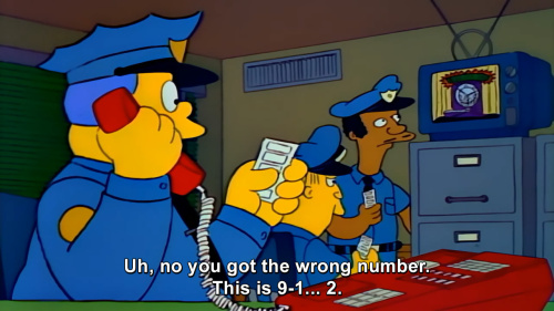 The Simpsons - You got the wrong number.