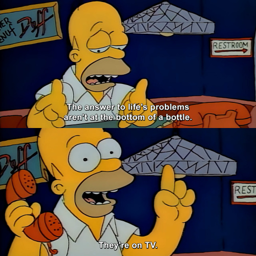 The Simpsons - The answer to life's problems