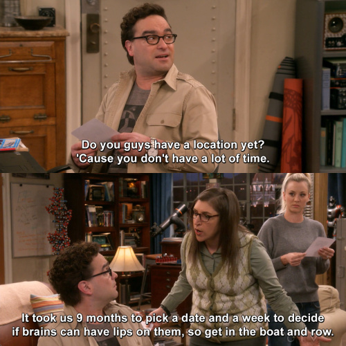 The Big Bang Theory - Do you guys have a location yet?