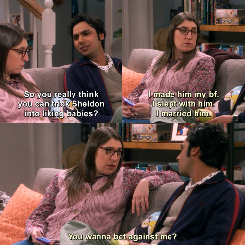 The Big Bang Theory - So you really think you can trick Sheldon into liking babies?