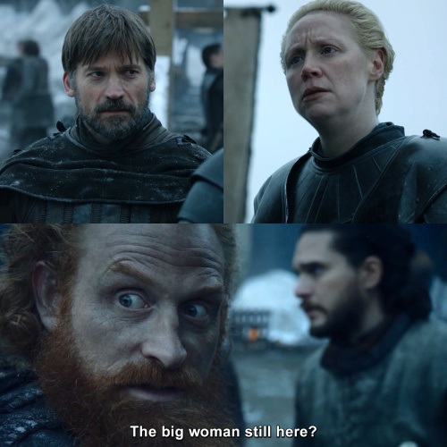 Game of Thrones - Best Love Triangle Ever - Jaime Lannister - Brienne of Tarth - Tormund Giantsbane