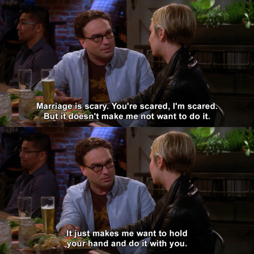 The Big Bang Theory - Marriage is scary