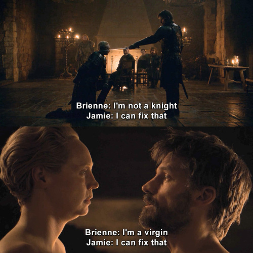 Game of Thrones - I'm not a knight.