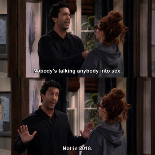 Will and Grace - Nobody's talking anybody into sex.