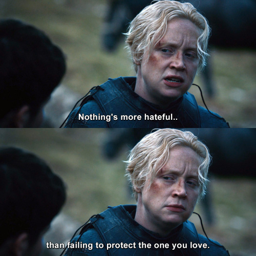Game of Thrones - Nothing's more hateful than failing to protect the one you love.