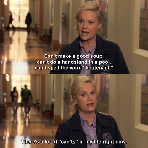 Parks and Recreation - Can't make a good soup