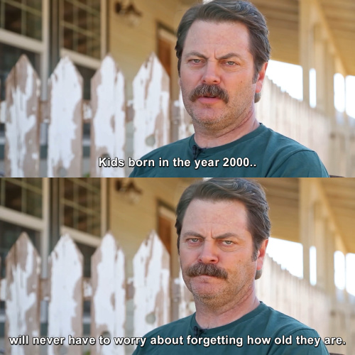 Parks and Recreation - Kids born in the year 2000