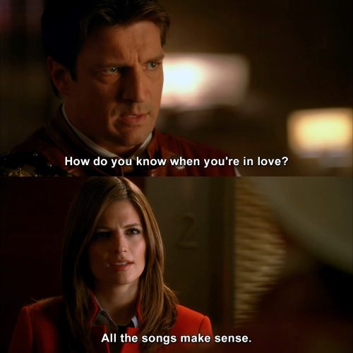 Castle - How do you know when you're in love?