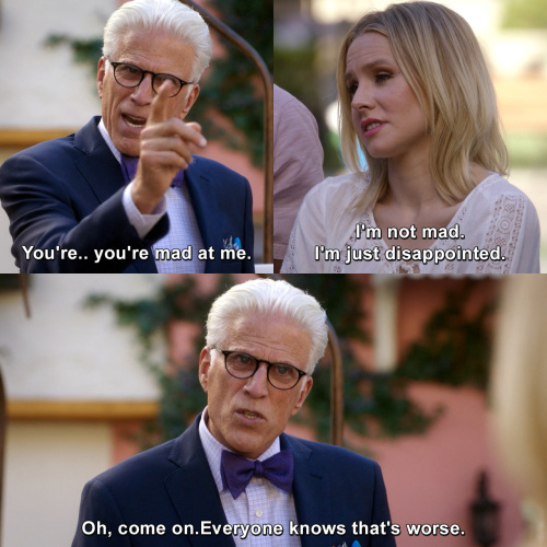 The Good Place - You're mad at me