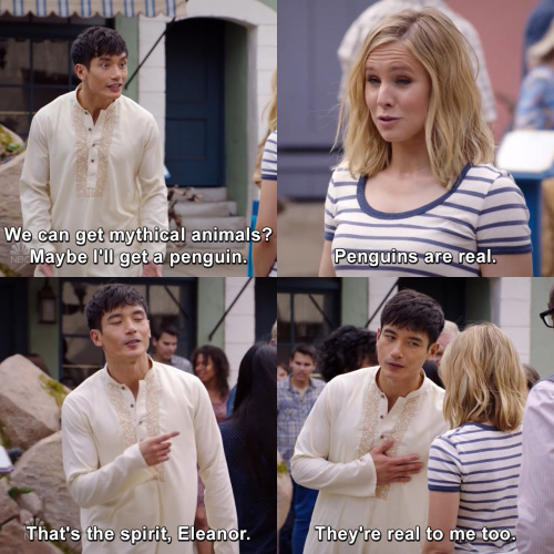 The Good Place - We can get mythical animals?