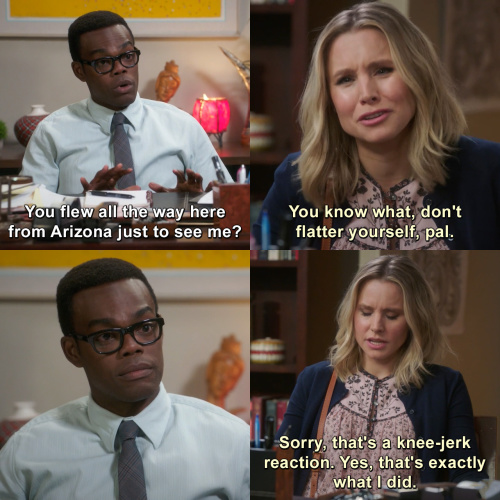 The Good Place - You flew all the way here from Arizona