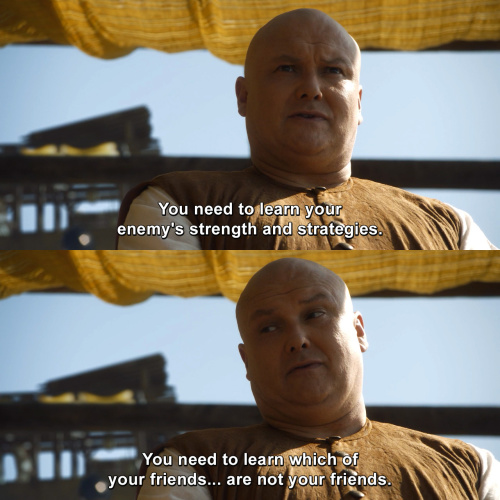 Game of Thrones -  You need to learn your enemy's strength