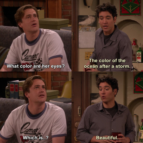 How I Met Your Mother - What color are her eyes?