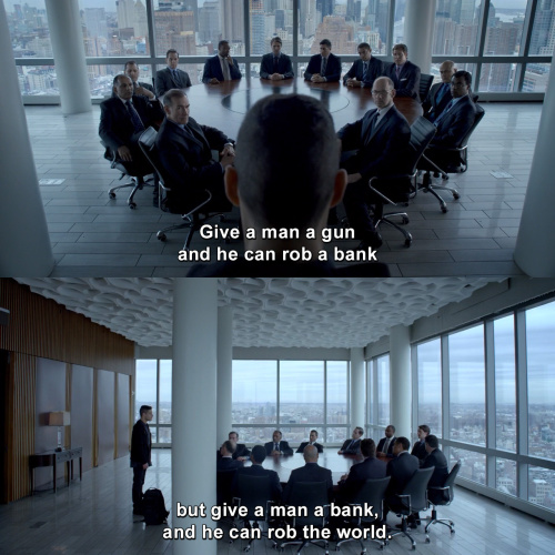 Mr Robot - Give a man a gun and he can rob a bank